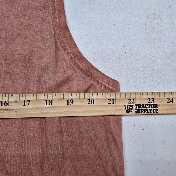 NWT Jane and Delancey Shirt Tank Top Sleeveless XL Rust Mauve Boho Hippie - Picture 4 of 6